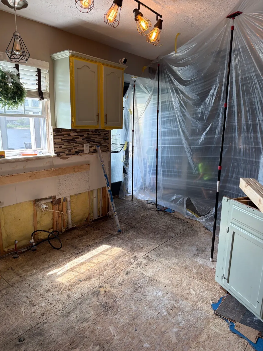 Sanitization after sewage event in Otterbein Indiana home